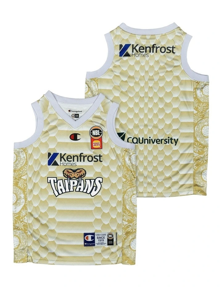 Cairns Taipans 25/26 Youth Alternate Jersey in Green image 1
