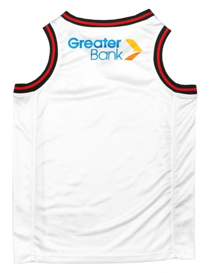 Illawarra Hawks 25/26 Youth Alternate Jersey in White image 3