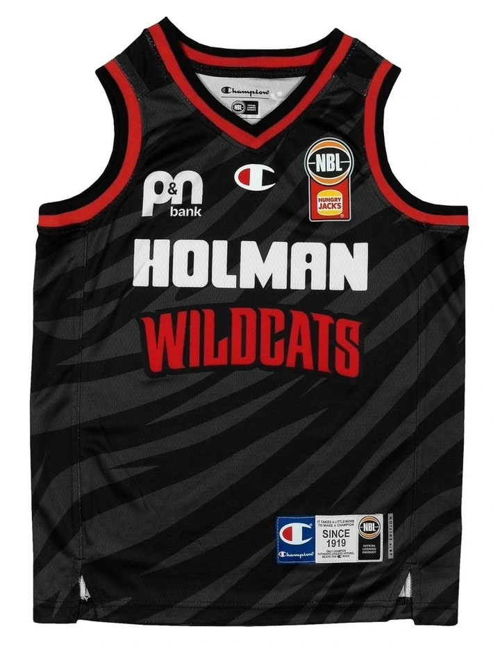 Perth Wildcats 25/26 Youth Alternate Jersey in Black image 2