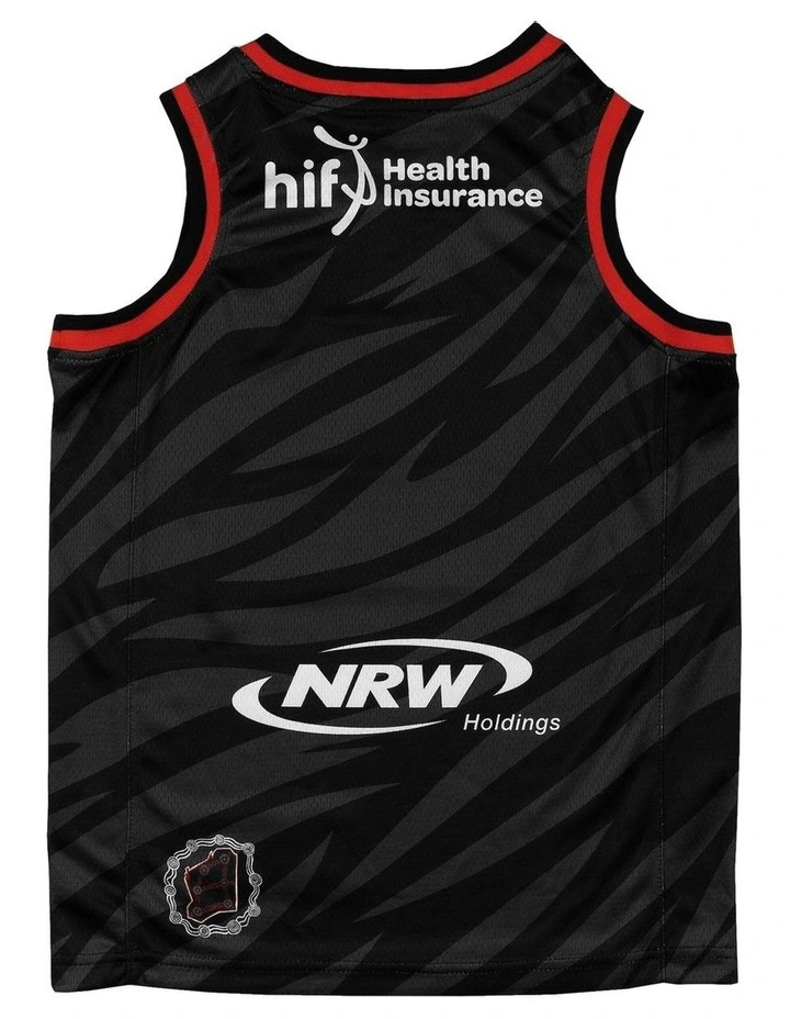 Perth Wildcats 25/26 Youth Alternate Jersey in Black image 3