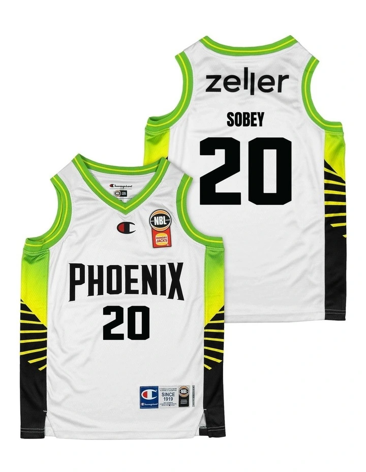 S.E. Melbourne Phoenix 25/26 Youth Alternate Jersey Nathan Sobey in White image 1