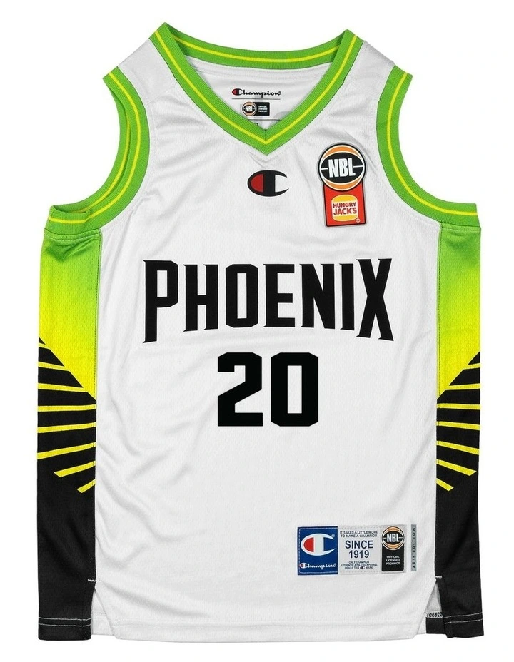 S.E. Melbourne Phoenix 25/26 Youth Alternate Jersey Nathan Sobey in White image 2