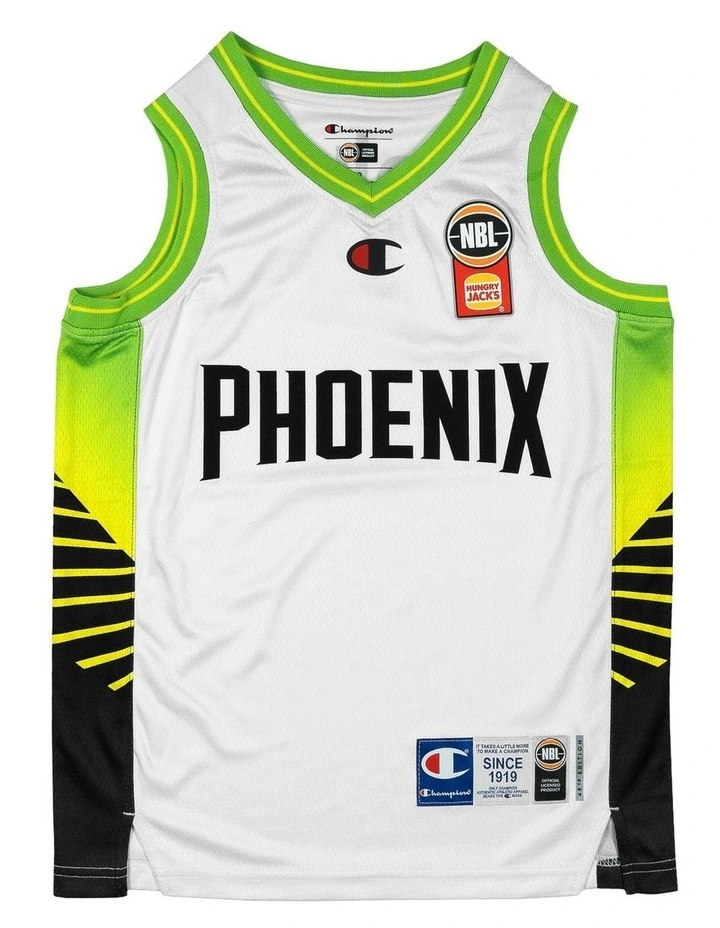 S.E. Melbourne Phoenix 25/26 Youth Alternate Jersey in White image 2