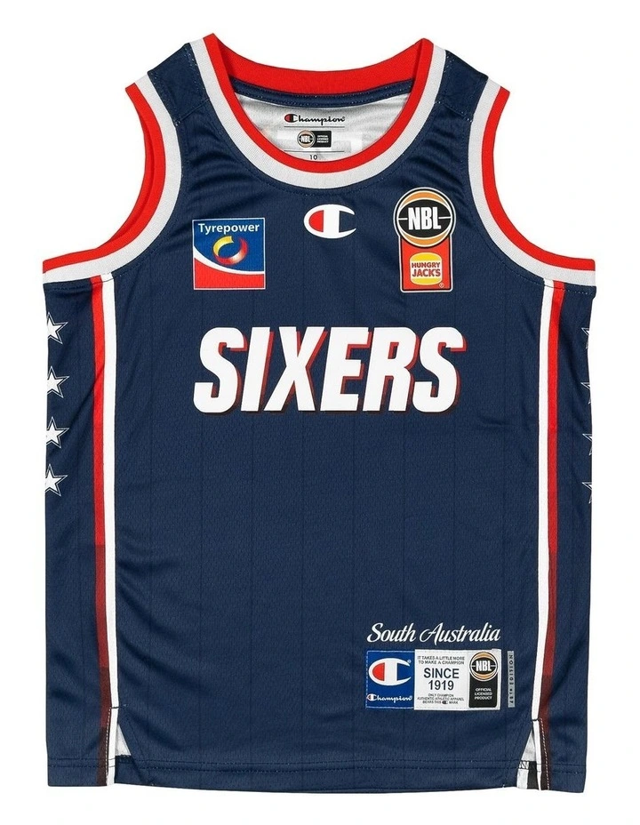 Adelaide 36ers 25/26 Youth Primary Jersey in Blue image 3