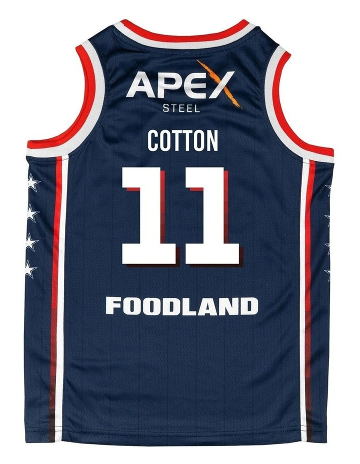 Adelaide 36ers 25/26 Youth Primary Jersey Bryce Cotton in Blue image 3