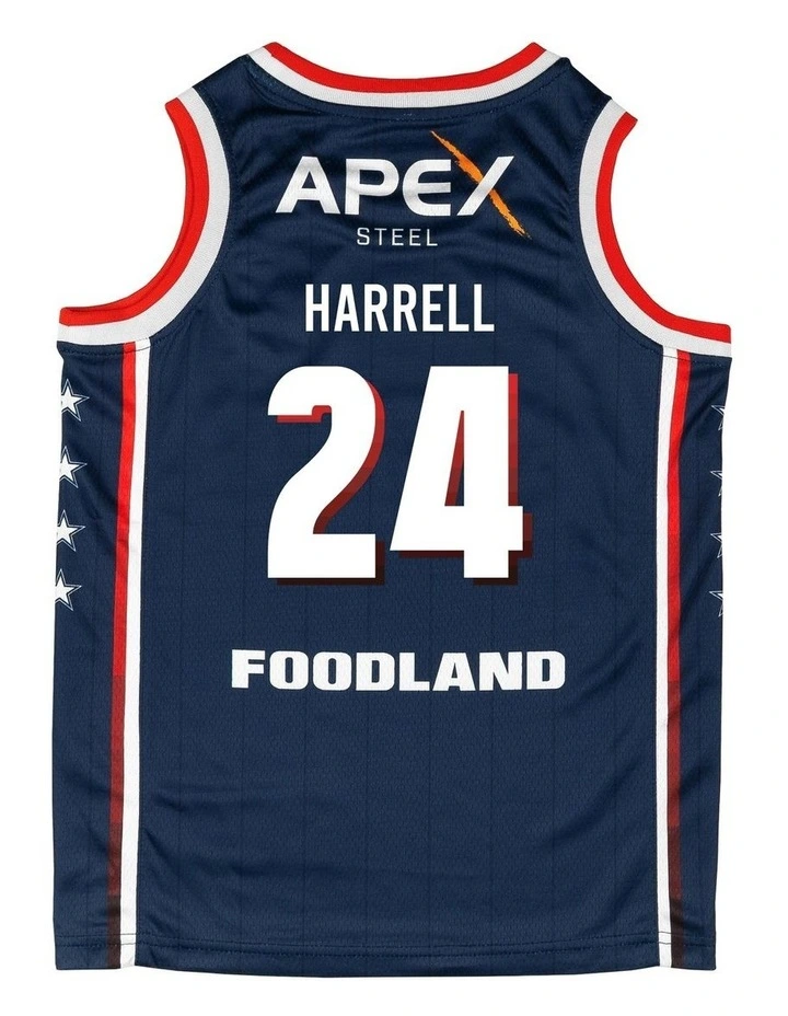 Adelaide 36ers 25/26 Youth Primary Jersey Montrezl Harrell in Blue image 3