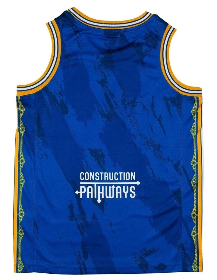 Brisbane Bullets 25/26 Youth Primary Jersey in Blue image 4