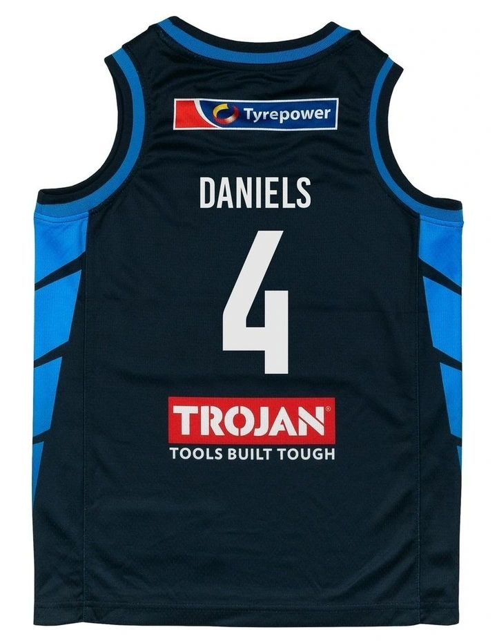 Melbourne United 25/26 Youth Primary Jersey Dash Daniels in Black image 3