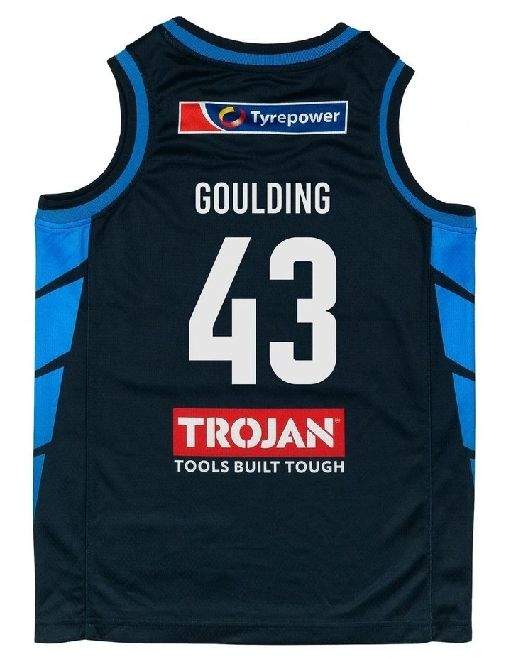 Melbourne United 25/26 Youth Primary Jersey Chris Goulding in Black image 3