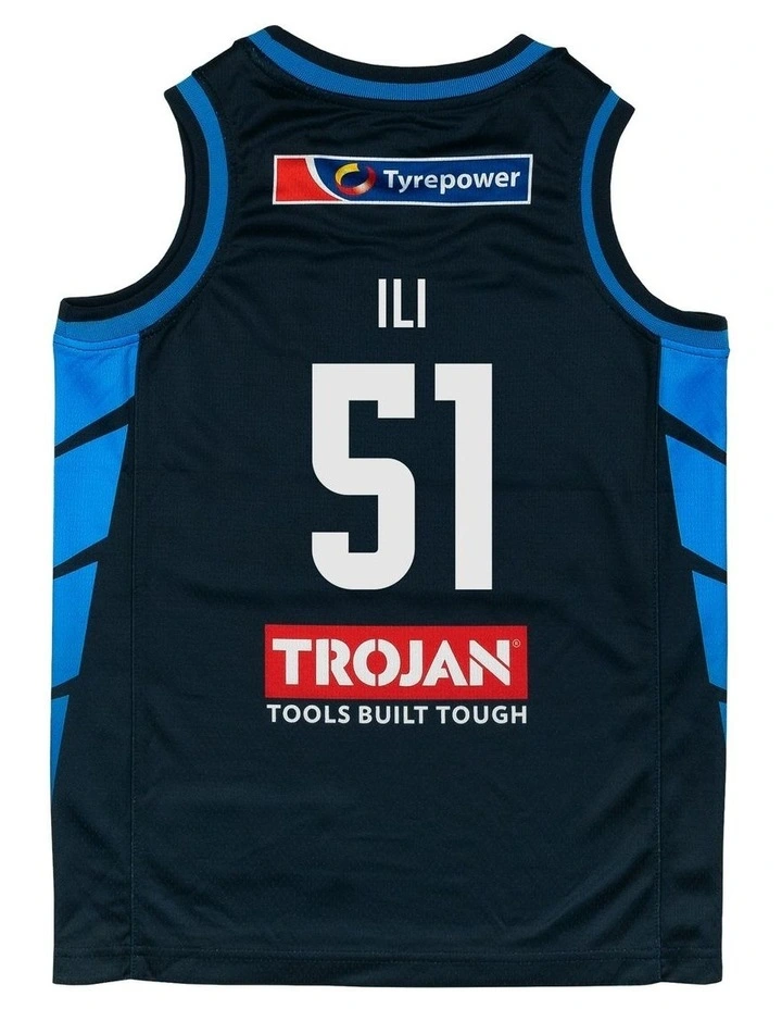 Melbourne United 25/26 Youth Primary Jersey Shea Ili in Black image 3