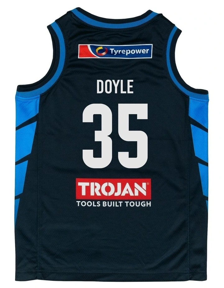 Melbourne United 25/26 Youth Primary Jersey in Milton Doyle in Black image 3