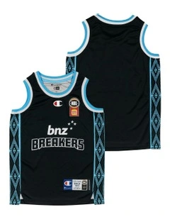 New Zealand Breakers 25/26 Youth Primary Jersey in Black