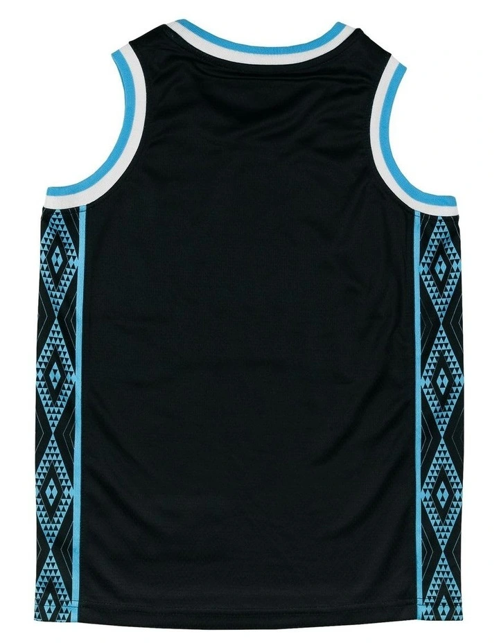 New Zealand Breakers 25/26 Youth Primary Jersey in Black image 4