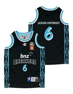 New Zealand Breakers 25/26 Youth Primary Jersey Parker Jackson-Cartwright in Black