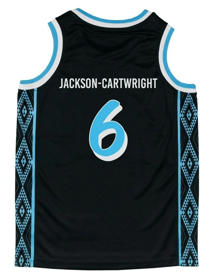 New Zealand Breakers 25/26 Youth Primary Jersey Parker Jackson-Cartwright in Black image 3