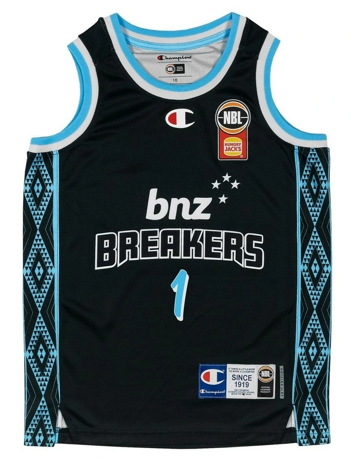 New Zealand Breakers 25/26 Youth Primary Jersey in Karim Lopez image 2