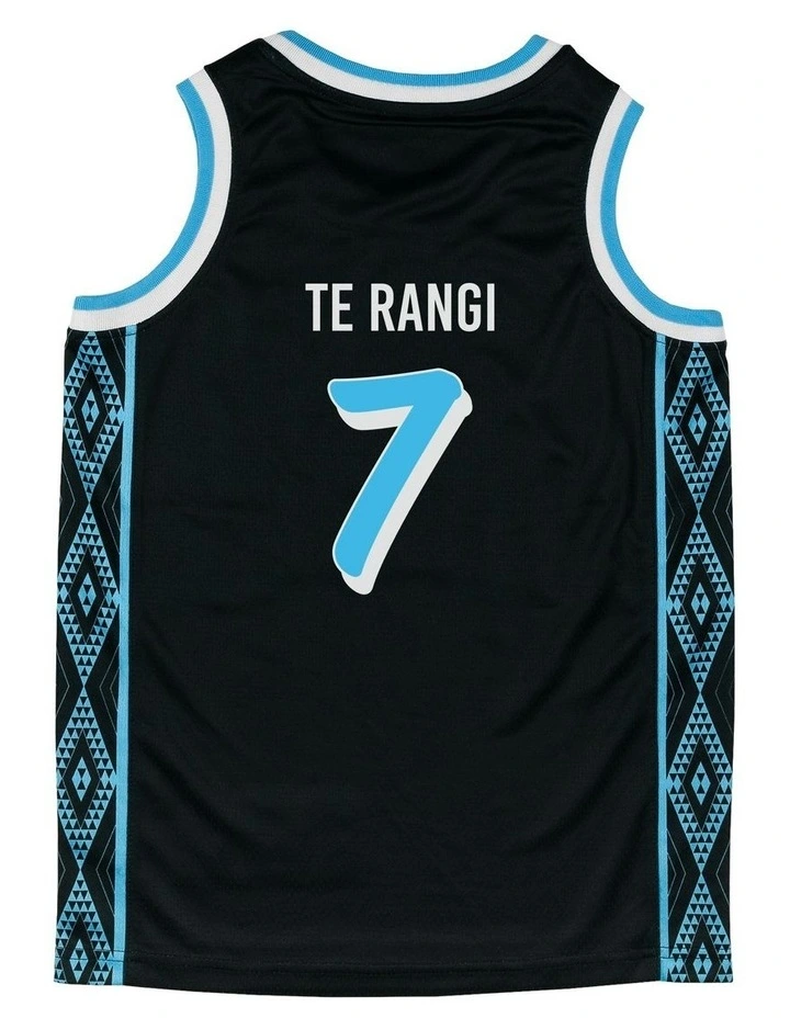 New Zealand Breakers 25/26 Youth Primary Jersey Reuben Te Rangi in Blue image 3
