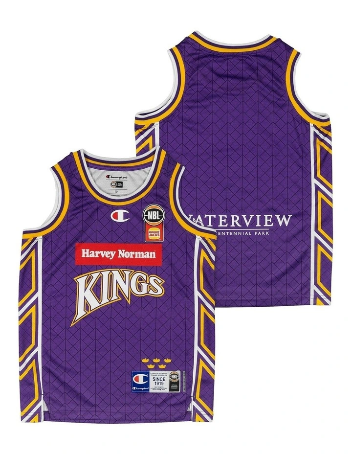 Sydney Kings 25/26 Youth Primary Jersey in Purple image 1