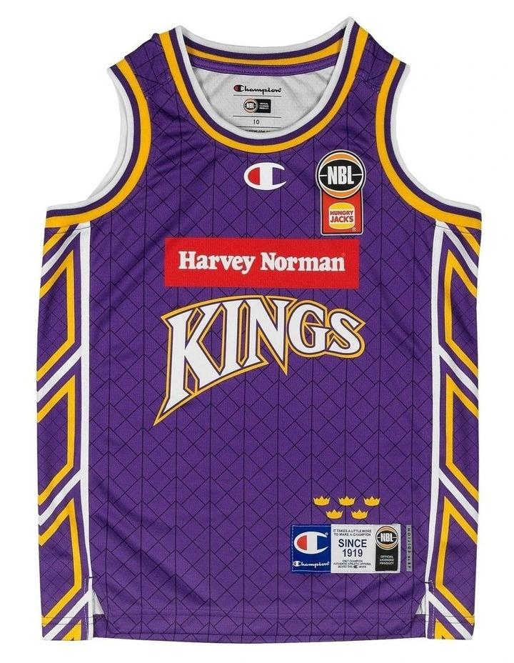 Sydney Kings 25/26 Youth Primary Jersey in Purple image 3