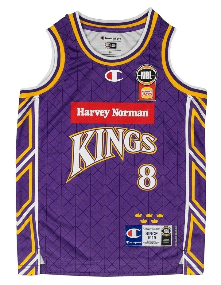 Sydney Kings 25/26 Youth Primary Jersey Matthew Dellavedova in Purple image 2