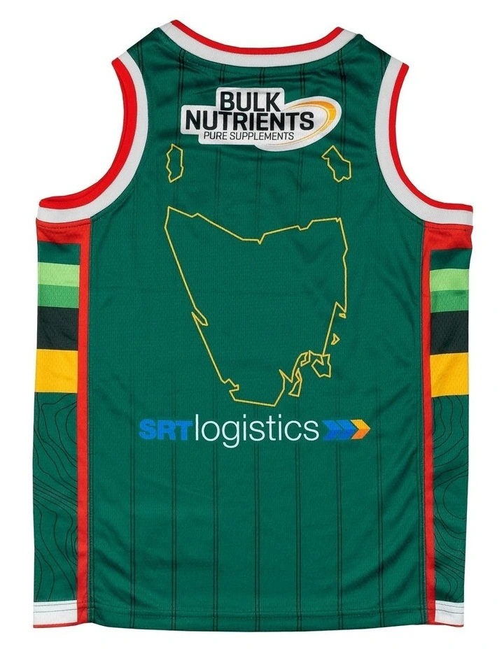 Tasmania JackJumpers 25/26 Youth Primary Jersey in Green image 4
