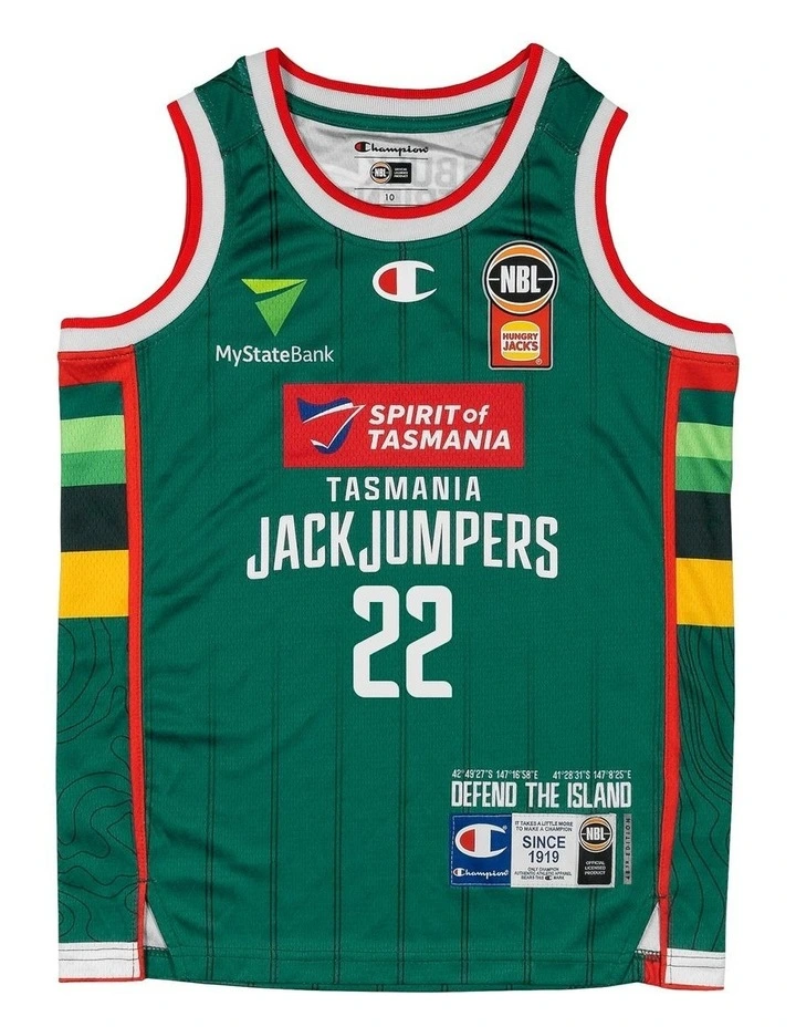 Tasmania JackJumpers 25/26 Youth Primary Jersey in Will Magnay image 2