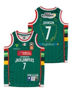 Tasmania JackJumpers 25/26 Youth Primary Jersey in David Johnson