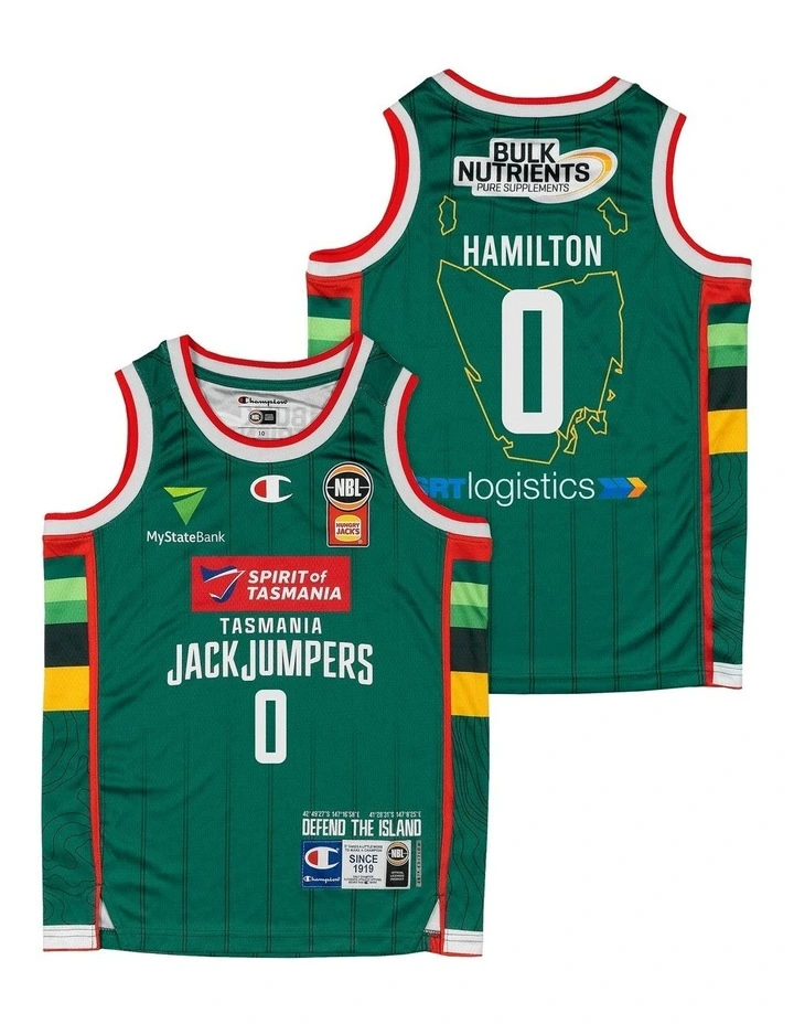 Tasmania JackJumpers 25/26 Youth Primary Jersey - Bryce Hamilton image 1