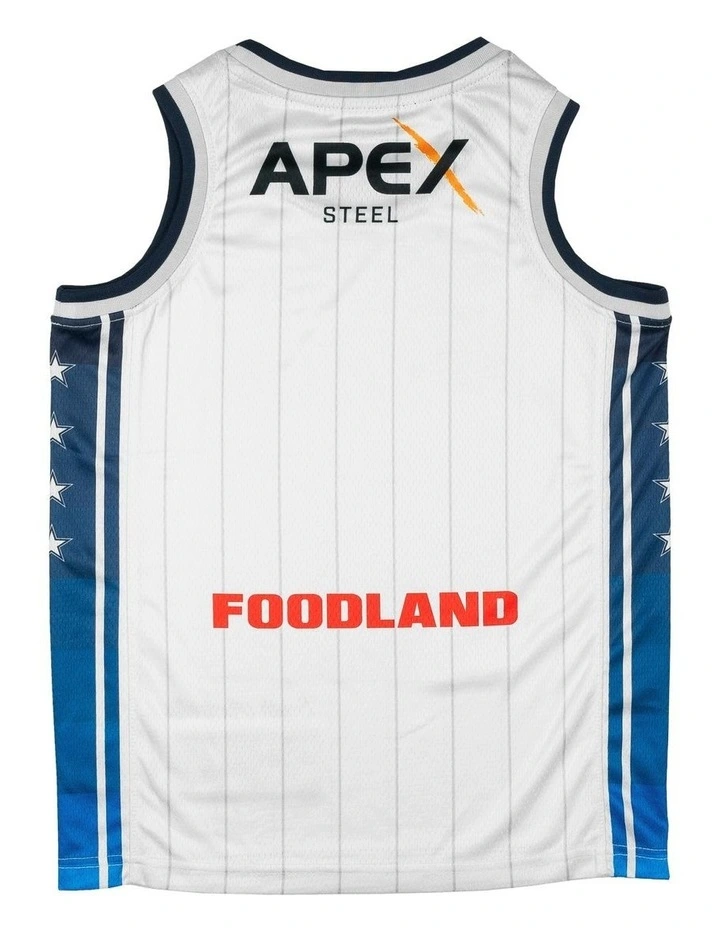 Adelaide 36ers 25/26 Youth Alternate Jersey in White image 3