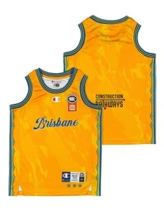 Brisbane Bullets 25/26 Youth Alternate Jersey in Yellow