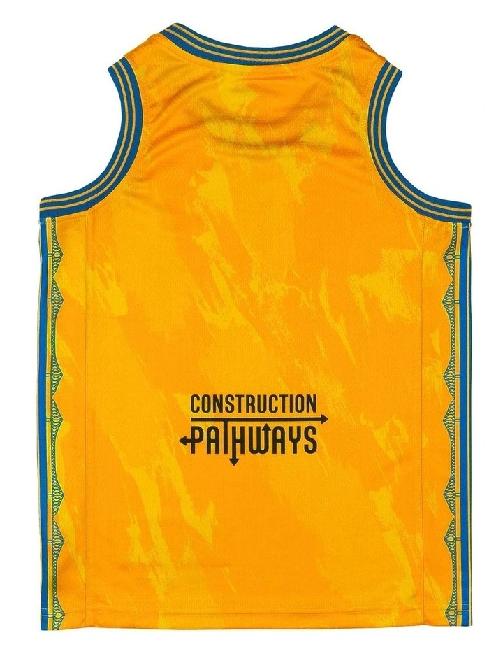Brisbane Bullets 25/26 Youth Alternate Jersey in Yellow image 3