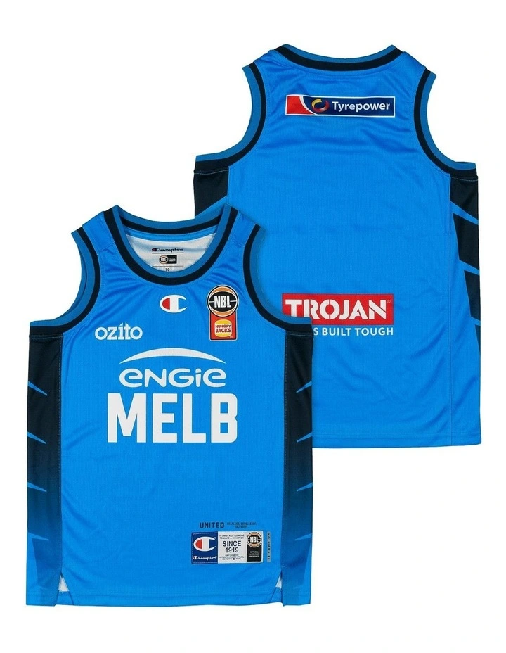Melbourne United 25/26 Youth Alternate Jersey in Blue image 1