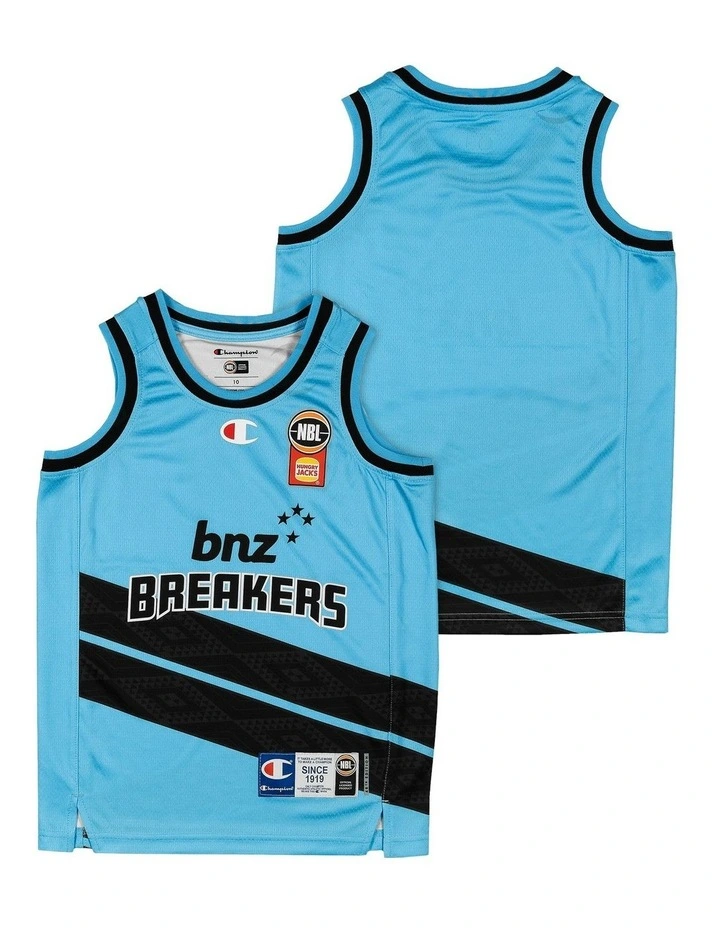 New Zealand Breakers 25/26 Youth Alternate Jersey in Blue image 1