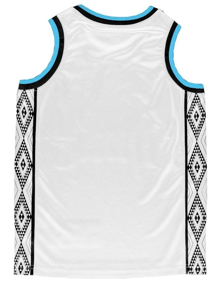 New Zealand Breakers 25/26 Youth Alternate Jersey in White image 3