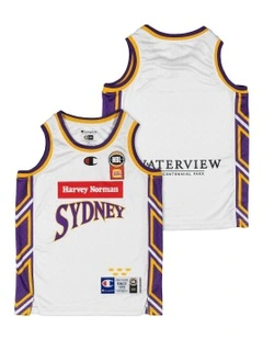 Sydney Kings 25/26 Youth Alternate Jersey in White