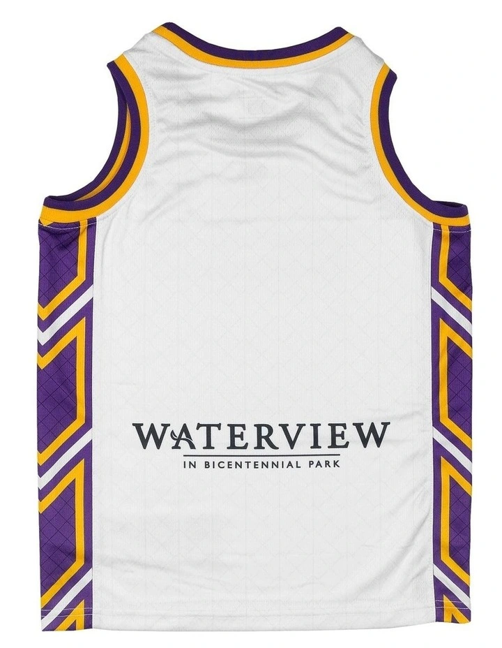 Sydney Kings 25/26 Youth Alternate Jersey in White image 3