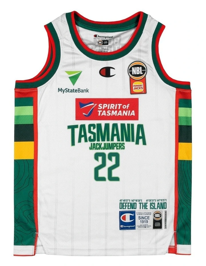 Will Magnay Tasmania Jack Jumpers 25/26 Youth Alternate Jersey in Multi image 2