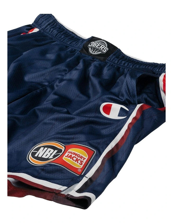 Adelaide 36ers 25/26 Youth Primary Shorts in Navy image 2