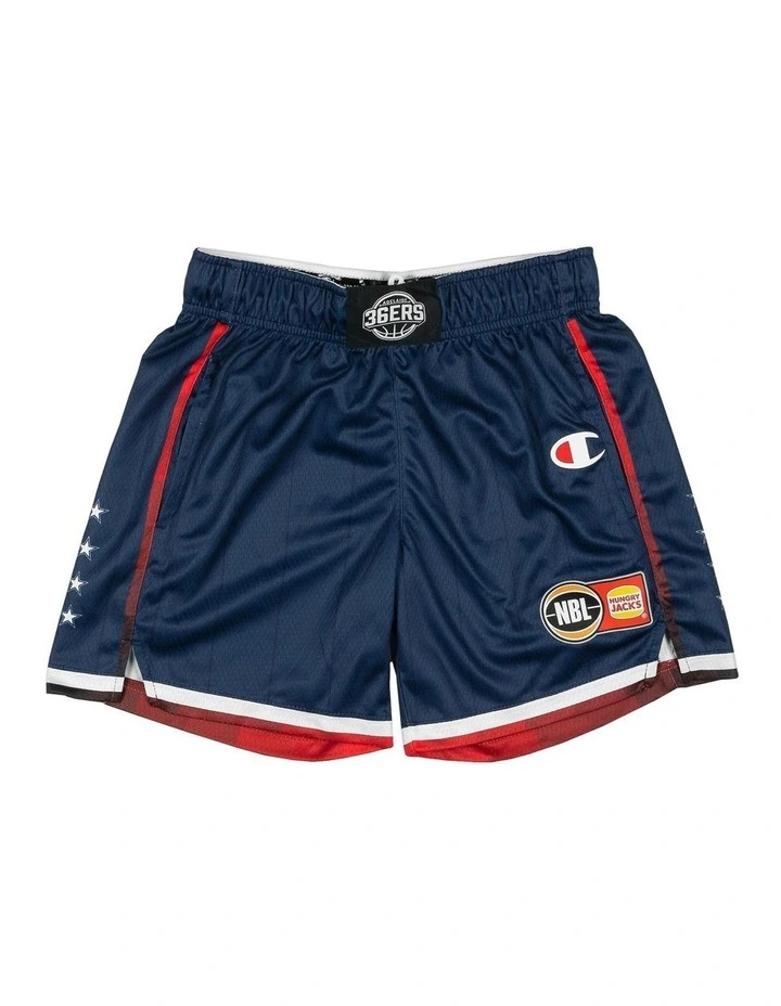 Adelaide 36ers 25/26 Youth Primary Shorts in Navy image 3