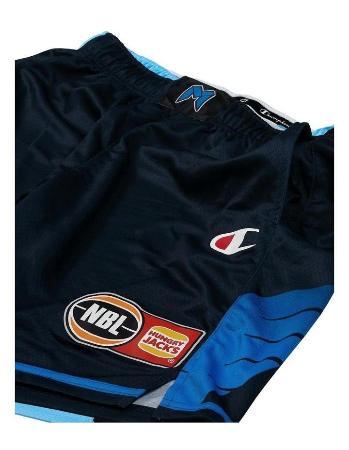 Melbourne United 25/26 Youth Primary Shorts in Navy image 4