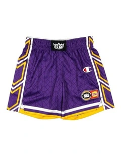Sydney Kings 25/26 Youth Primary Shorts in Purple