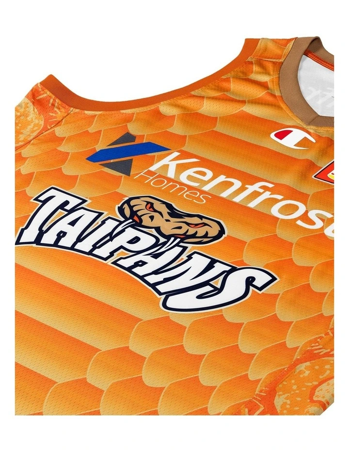 Cairns Taipans 25/26 Youth Primary Jersey Jack McVeigh Tank in Orange image 4