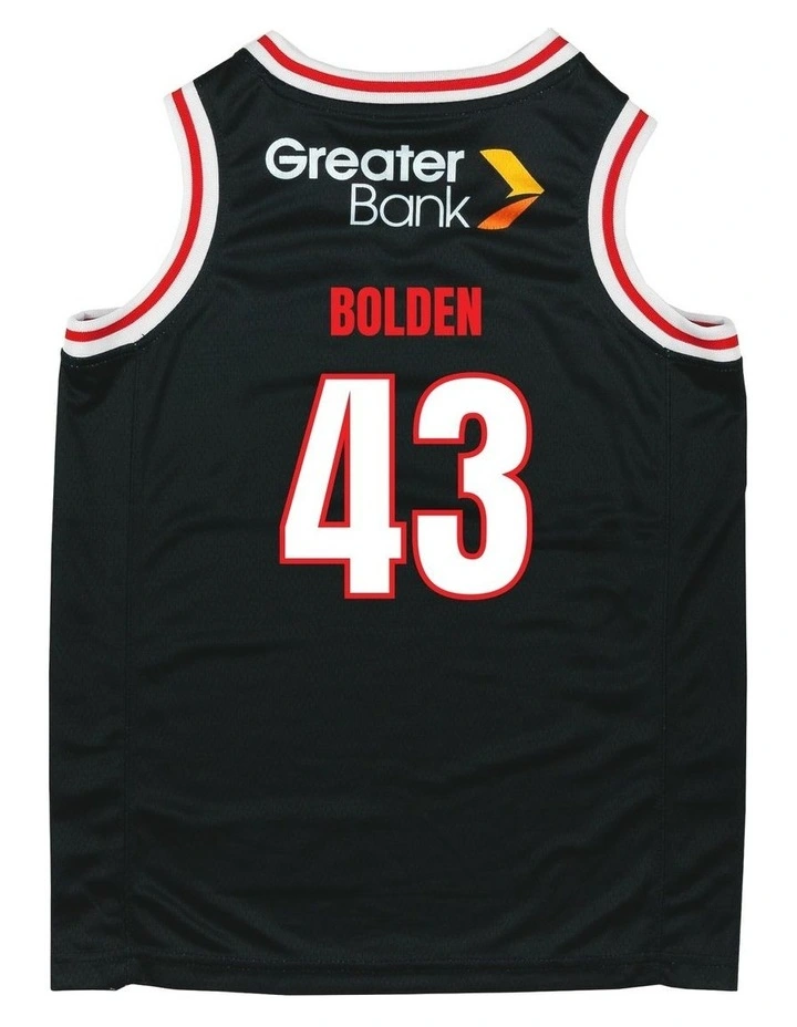 Illawarra Hawks 25/26 Youth Primary Jersey Jonah Bolden Tank in Black image 3