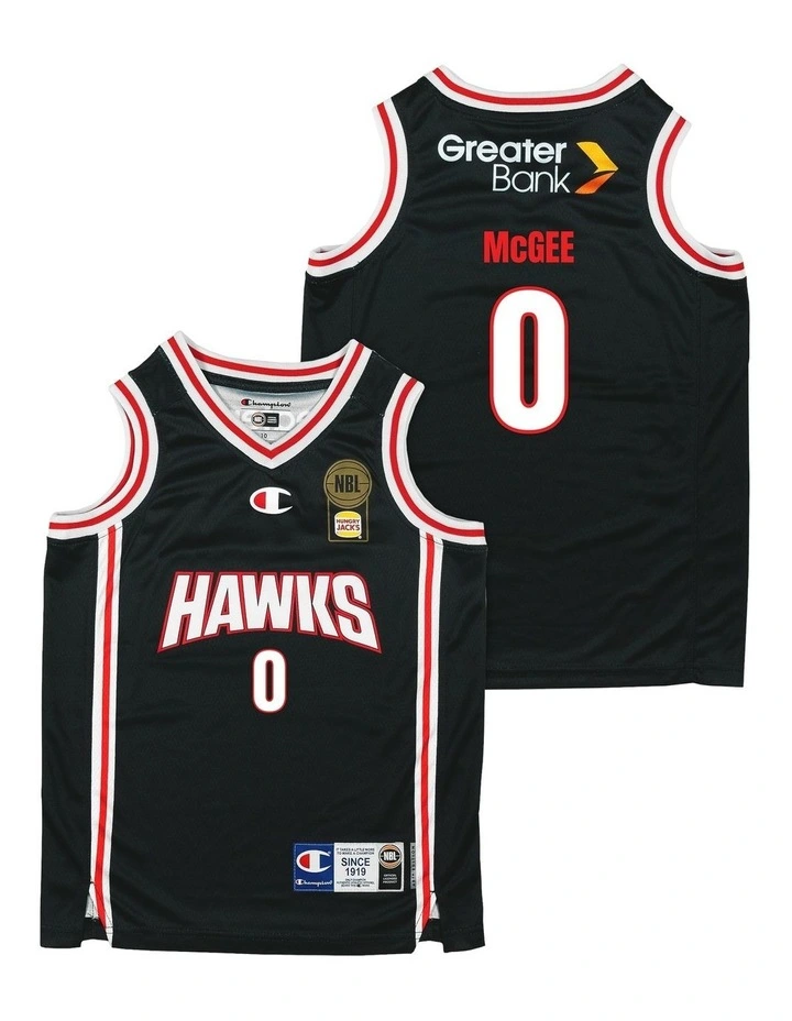 Illawarra Hawks 25/26 Youth Primary Jersey JaVale McGee Tank in Black image 1