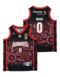 Illawarra Hawks 25/26 Indigenous JaVale McGee Jersey in Black