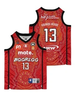 Perth Wildcats 25/26 Youth Indigenous Jersey in Red