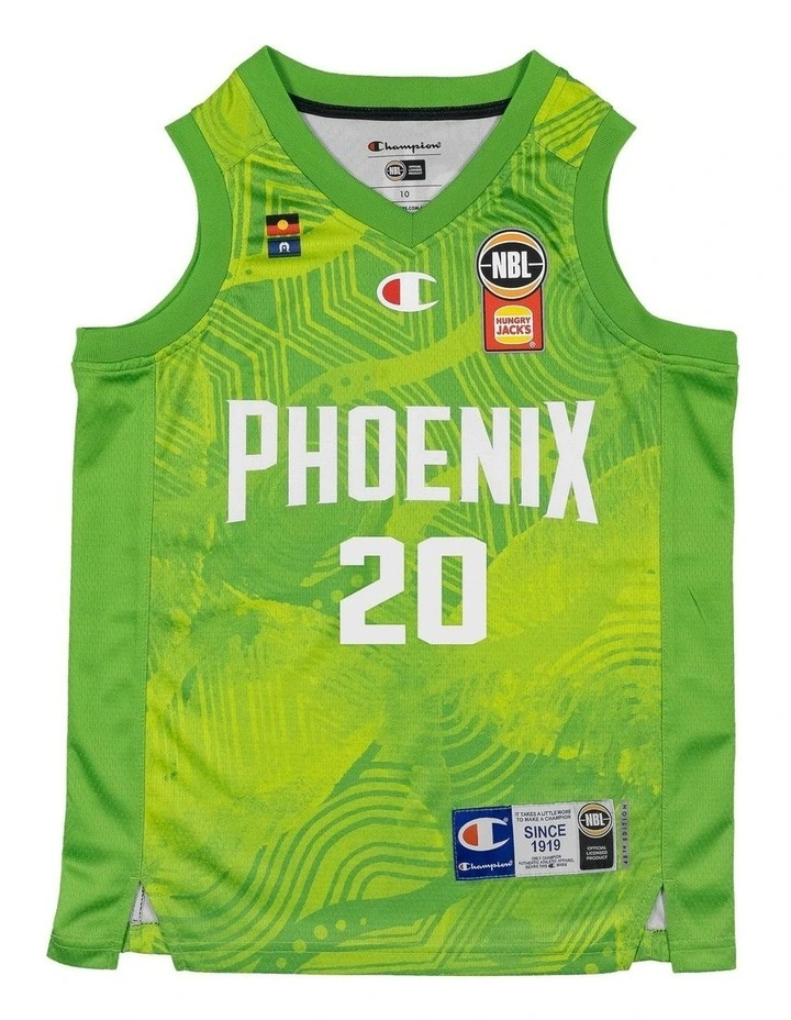 S.E. Melbourne Phoenix 25/26 Indigenous Jersey Nathan Sobey in Green image 2