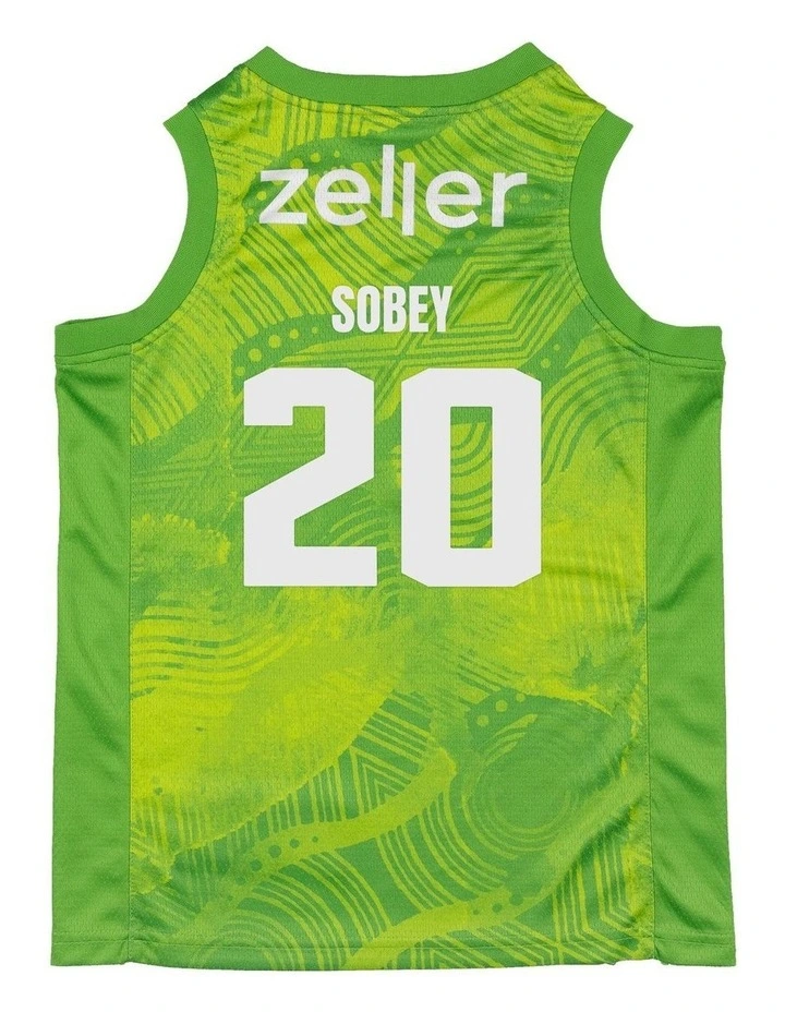 S.E. Melbourne Phoenix 25/26 Indigenous Jersey Nathan Sobey in Green image 3