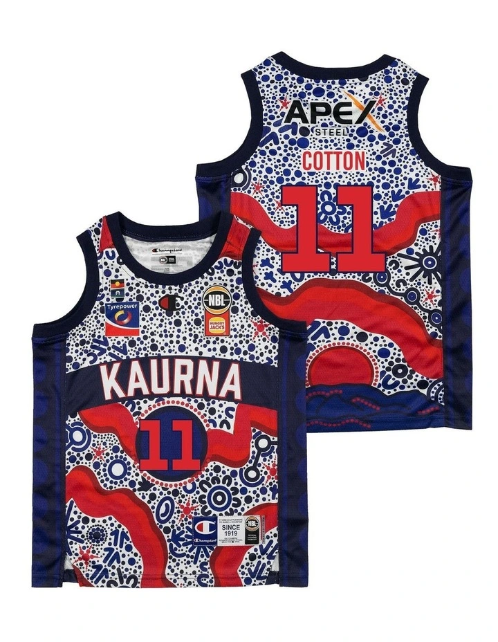 Adelaide 36ers 25/26 Indigenous Jersey Bryce Cotton in Multi image 1