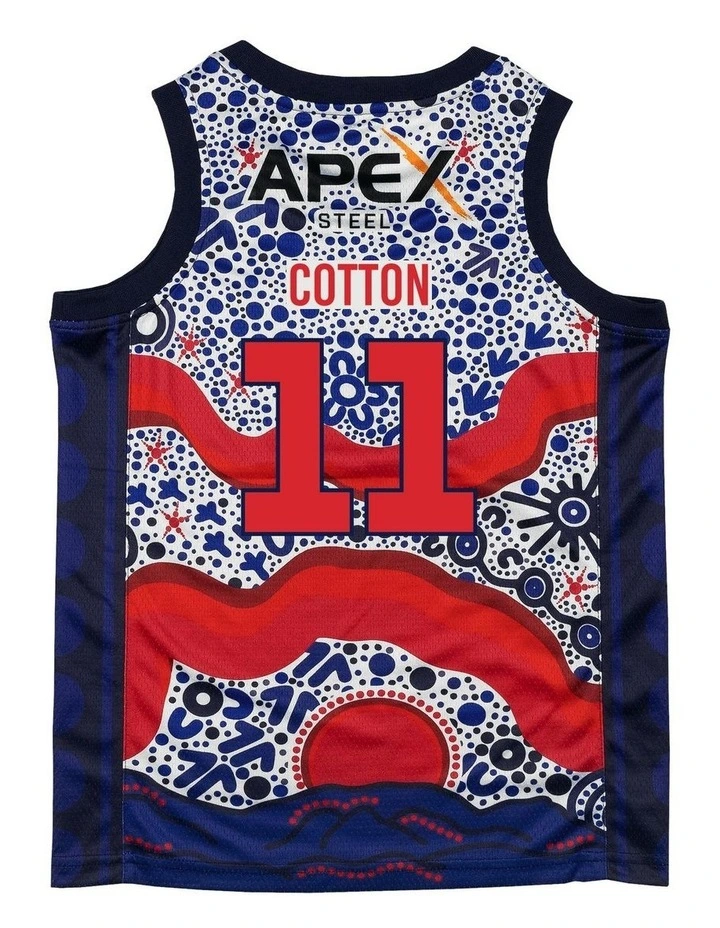 Adelaide 36ers 25/26 Indigenous Jersey Bryce Cotton in Multi image 4
